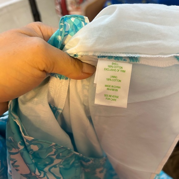 Lilly Pulitzer Shorely Blue Ollie Fit & Flare Dress - Picture 5 of 6